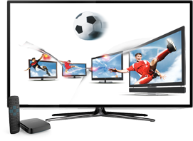 footbal-match on tv